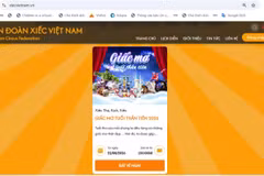 La Federación de Circo ha colaborado recientemente con VTC Corporation para lanzar una plataforma de venta de entradas en línea a través del sitio web xiecvietnam.vn. Foto: xiecvietnam.vn. 