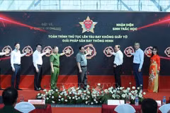 El aeropuerto internacional Tan Son Nhat, en Ciudad Ho Chi Minh, lanza el programa piloto con reconocimiento facial para los procedimientos de embarque en la terminal T3. (Fuente: VNA)