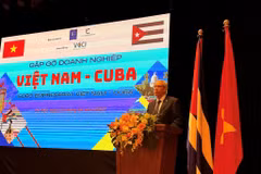El presidente de la Cámara de Comercio de Cuba, Antonio Luis Carricarte Corona. (Fuente: VNA)