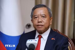 El académico, profesor y doctor Boviengkham Vongdara, ministro de Tecnología y Comunicación y presidente de la Asociación de Amistad Laos–Vietnam. (Fuente: VNA)