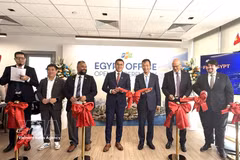 El grupo vietnamita FPT inaugura su oficina en Egipto. Foto: VNA