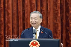 El secretario general del Partido Comunista de Vietnam y presidente de la República, To Lam. (Foto: VNA)