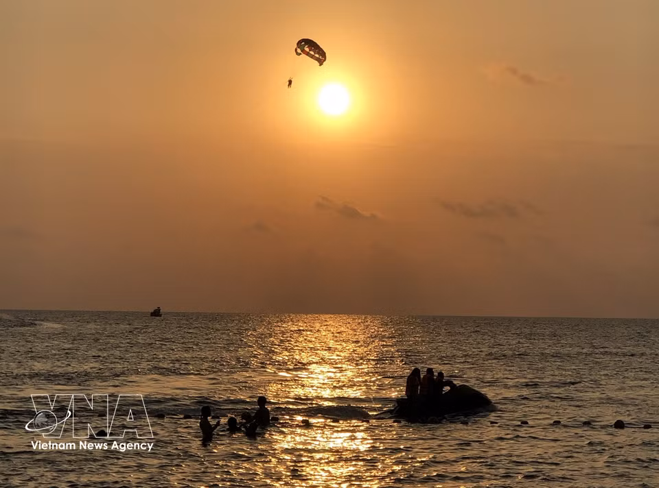 Atardecer en la isla de Phu Quoc. (Fuente: VNA)