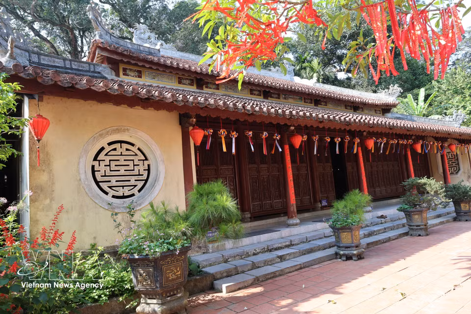 El santuario principal de la pagoda Thanh Duyen. (Fuente: VNA)