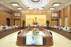 En la primera reunión del Comité Permanente de la Asamblea Nacional (Foto: VNA)
