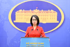 La portavoz del Ministerio de Relaciones Exteriores de Vietnam, Pham Thu Hang. (Foto proporcionada por la cartera)