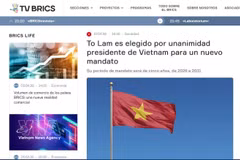 Artículo publicado en el canal TV BRICS (Foto: VNA)