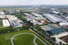 Vista del Parque Industrial Binh Xuyen en la provincia de Phu Tho. (Foto: VNA)