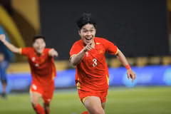 El defensa sub-22 de Vietnam, Ly Duc, celebra el segundo gol de su equipo. (Foto: VNA)