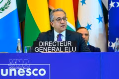 El director general de la UNESCO, Khaled El-Enany. (Fuente: VNA)