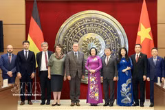 Delegados participantes en la cita (Foto: VNA)