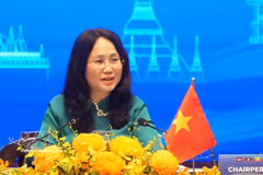 La ministra de Cultura, Deportes y Turismo de Vietnam, Lam Thi Phuong Thanh. (Foto: VNA)