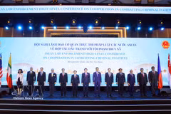En la Conferencia de Alto Nivel de la ASEAN sobre la Cooperación en la Lucha contra los Delincuentes Fugitivos, celebrada en Hanoi. (Foto: VNA)