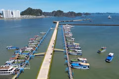 Puerto Internacional de Ha Long, en la provincia de Quang Ninh (Foto: VNA)