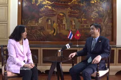 El embajador de Vietnam en Tailandia, Pham Viet Hung, en la entrevista. (Foto: VNA)