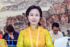 La profesora y doctora Phan Thi Tra My, presidenta de la Asociación de Empresas Vietnamitas en China. (Foto: VNA)