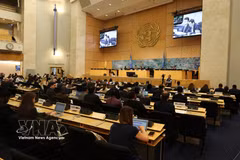 En el debate general del 63.º periodo de sesiones del Consejo de Derechos Humanos de la ONU. (Foto: VNA)