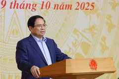 El primer ministro de Vietnam, Pham Minh Chinh, preside la cita (Foto: VNA)