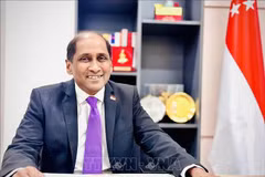 El embajador de Singapur en Vietnam, Jaya Ratnam (Foto: VNA)
