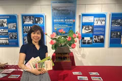 Hoang Thi Hong Ha, presidenta de la Asociación de Esencias de Vietnam (Parfums du Vietnam) y miembro del Comité Ejecutivo de la Asociación de Vietnamitas en Francia. (Foto: VNA)