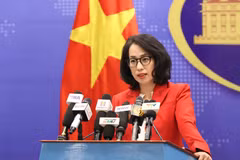 La portavoz del Ministerio de Relaciones Exteriores de Vietnam, Pham Thu Hang (Foto: VNA)