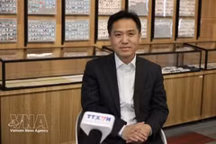 El profesor Liu Shuming, decano de la Facultad de Medio Ambiente de la Universidad de Tsinghua (Foto: VNA)