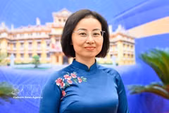 La embajadora de Vietnam en Dinamarca, Nguyen Le Thanh. (Foto: VNA)