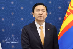 El primer ministro de Mongolia, Nyam-Osor Uchral (Foto: Yonhap/VNA)