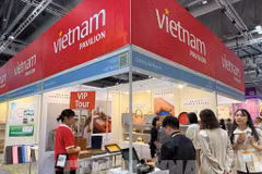 En el pabellón de Vietnam (Foto: VNA)
