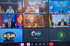 Delegados participantes en la reunión (Fuente: Ministerio de Relaciones Exteriores de Vietnam)