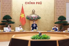 El primer ministro de Vietnam, Pham Minh Chinh, preside la reunión (Foto: VNA)