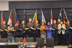 Delegados participantes en la cita (Foto: Cancillería de Vietnam)