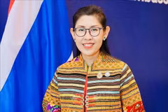 La embajadora de Tailandia en Vietnam, Urawadee Sriphiromya (Foto: VNA)
