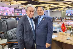 Primer ministro de Vietnam dialoga con dirigentes de países y organizaciones en Cumbre del G20