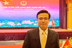 Duong Cam Vinh, un ingeniero vietnamita que obtuvo un doctorado en ingeniería mecánica de la Universidad de Tsinghua y ahora se desempeña como director general de una empresa de tecnología inteligente en China. (Foto: VNA)