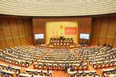 Panorama de la conferencia nacional para estudiar, comprender e implementar la Resolución del XIV Congreso Nacional del PCV (Foto: VNA)