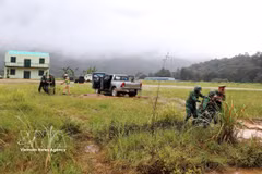 En el ejercicio conjunto (Foto: VNA)