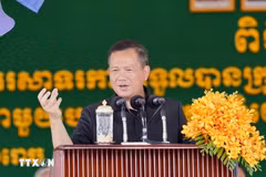 El primer ministro camboyano, Hun Manet (Foto: Xinhua/VNA)