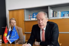 El viceministro de Asuntos Exteriores de Finlandia para Comercio Internacional, Jarno Syrjäla. (Foto: VNA)