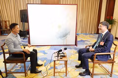 En la entrevista (Foto: VNA)