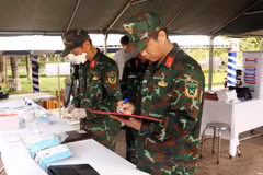 El proceso de recogida de restos de mártires no identificados se lleva a cabo de forma rigurosa, científica y con absoluta seguridad. (Foto: VNA)