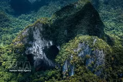 Phong Nha-Ke Bang, un tesoro biológico en la cordillera de Truong Son. (Foto: VNA)