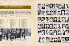 Una página en el libro "8o Años de la Agencia Vietnamita de Noticias" (Foto: Editorial de la VNA)