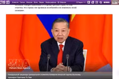 Artículo publicado en el sitio web iz.ru. (Foto: VNA)