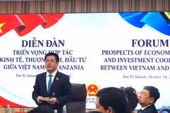 El vicepresidente de la Asamblea Nacional de Vietnam, Nguyen Hong Dien, interviene en el foro. (Foto: Agencia de Promoción Comercial de Vietnam)