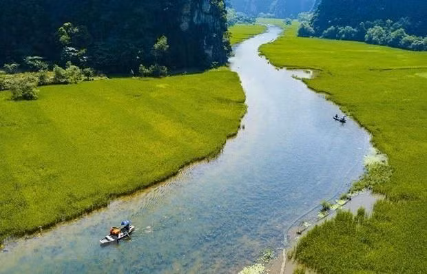 Zona turística de Tam Coc, Ninh Binh. (Fuente: VNA)