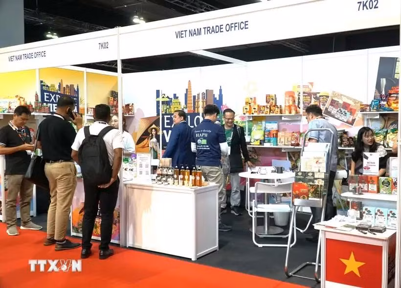 El pabellón de Vietnam en un evento internacional sobre Halal. (Fuente: VNA)
