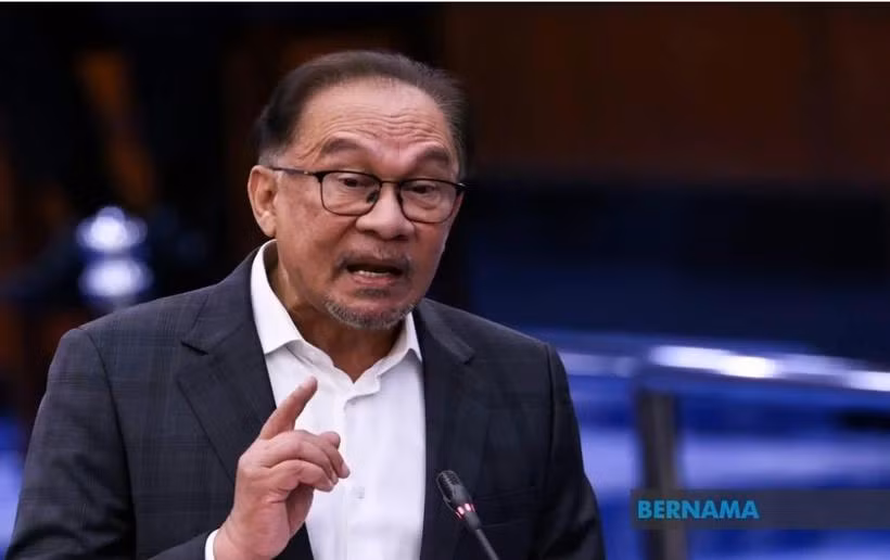 El primer ministro malasio, Anwar Ibrahim. (Fuente: Bernama)