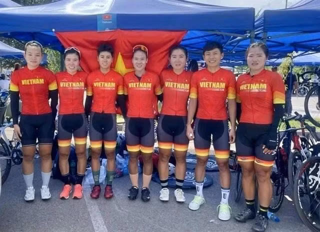 Ciclistas vietnamitas. (Fuente: VCF)