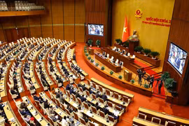 La Asamblea Nacional votó a aprobar la Resolución que pone a prueba una serie de mecanismos y políticas específicos para desarrollar el sistema ferroviario urbano en Hanoi y Ciudad Ho Chi Minh. (Foto: VNA)